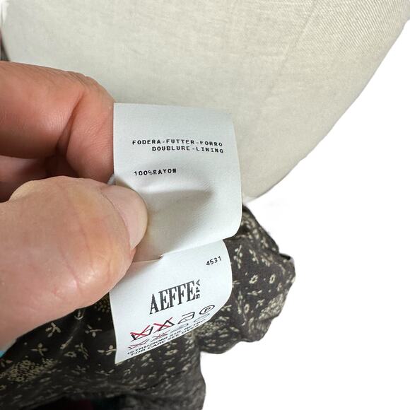 MOSCHINO Cheap and Chic Teal Cropped Short Sleeve Jacket Women's Size 4 - Picture 12 of 14